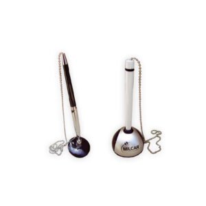 BOLÍGRAFOS CON CADENA METÁLICO