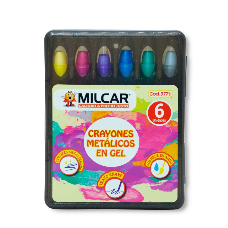 CRAYONES METÁLICOS EN GEL - Imagen 2
